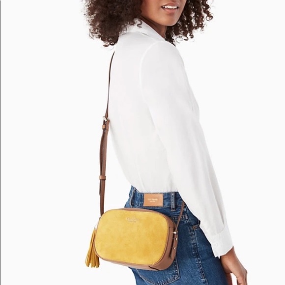 Kourtney suede camera bag Clearance